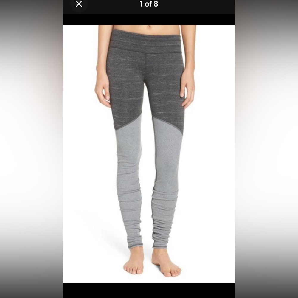 FP Movement Women’s Evolution 2 Tone Grey Leggings Size M